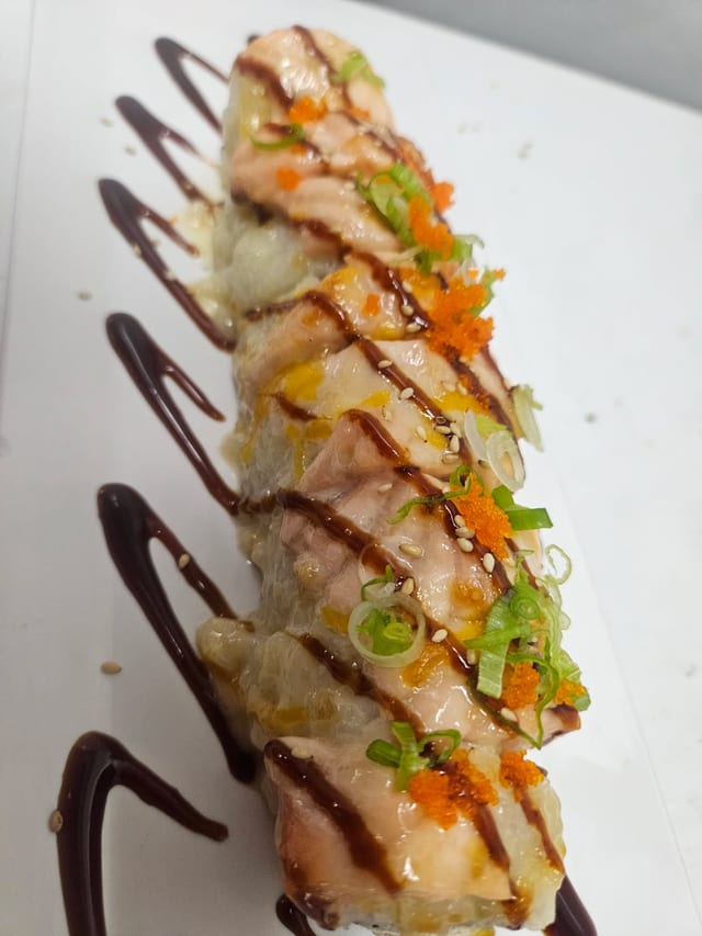 Baked Salmon Roll.